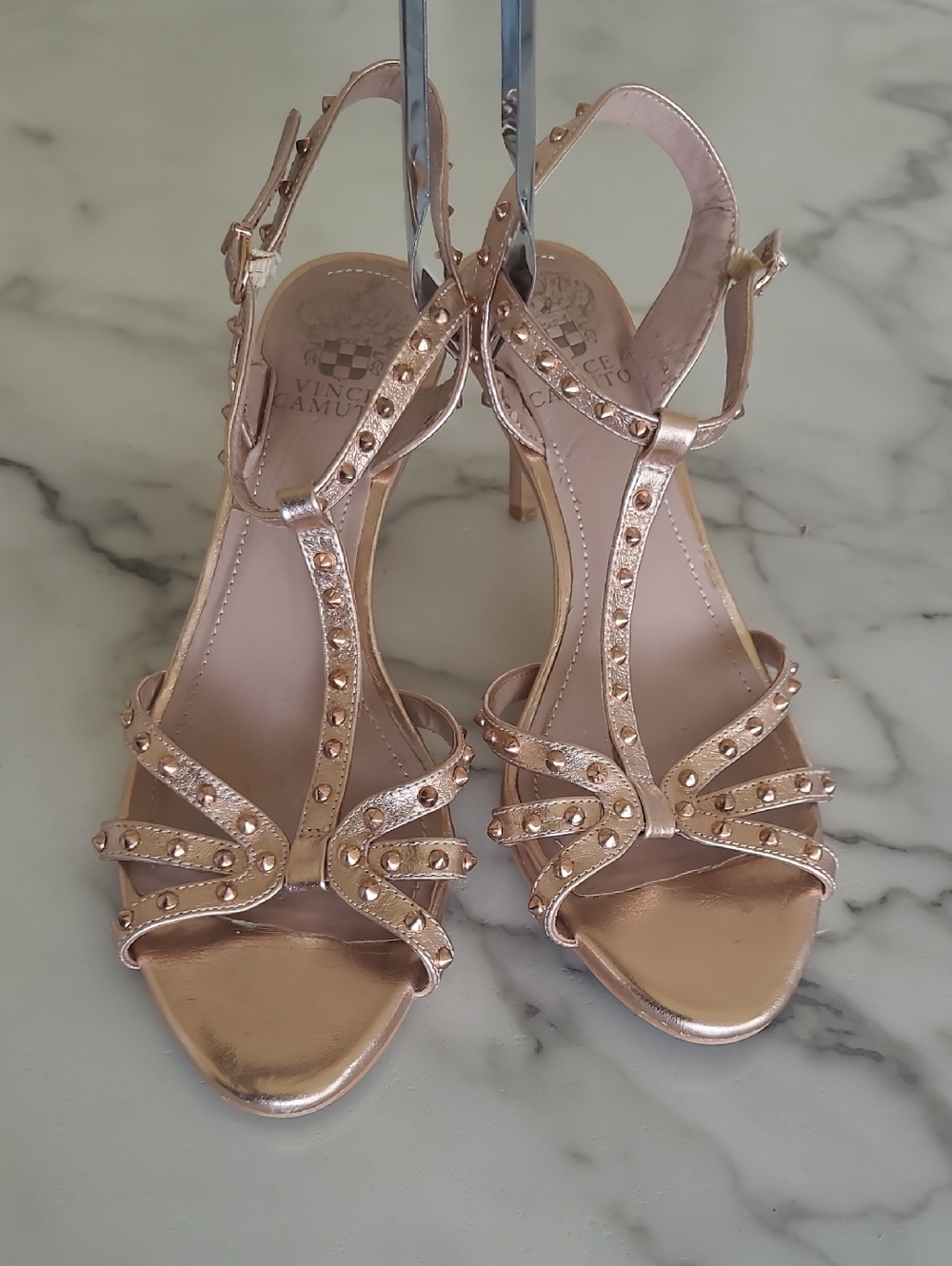 VINCE CAMUTO Women's Dress Shoes In Rose Gold Sz 9B 39